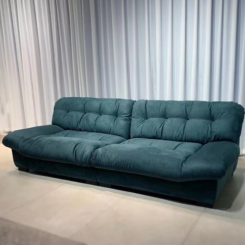 Cloud modular sectional couch sofa set for living room luxury lazy soft sofa with feather modern 3 seater home furniture sofas