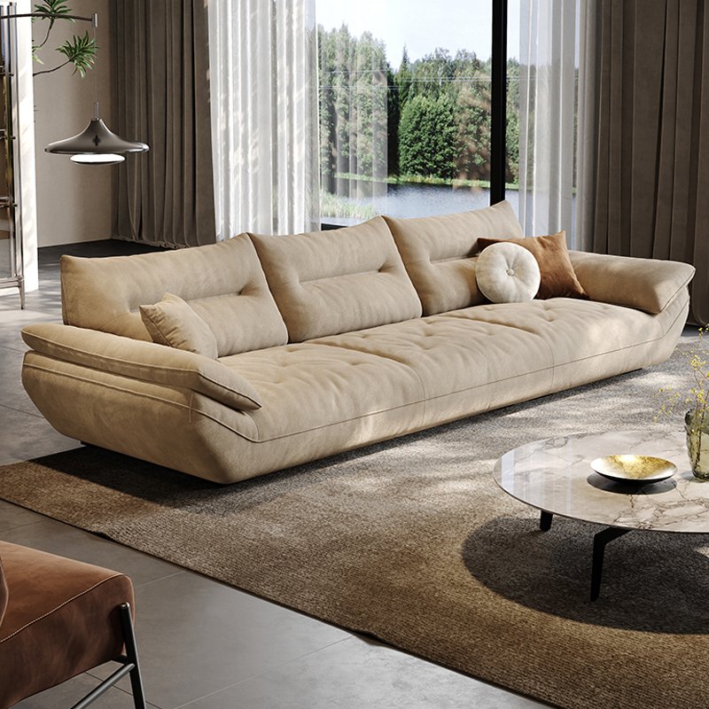 Italian Teddy Velvet Fabric couch living room sofas set bedroom decorative floor lamp sofa small cloud sailboat 4 seater sofa