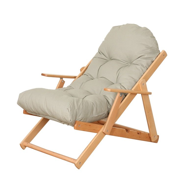 JIA MU JIA pine solid wood lazy chair wood chair