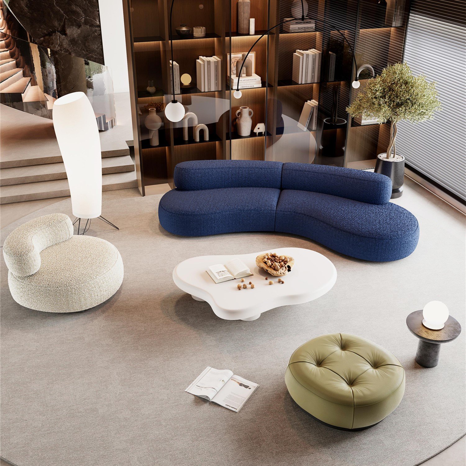 Curved Compression Living Room Sofas Furniture Vacuum Pack Sofa Set Compression Sofa Compressed For Home Couch Modular In Boxe