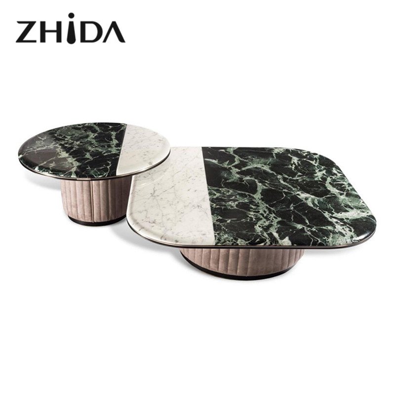Zhida custom light luxury modern sitting room furniture living room fabric sofa set
