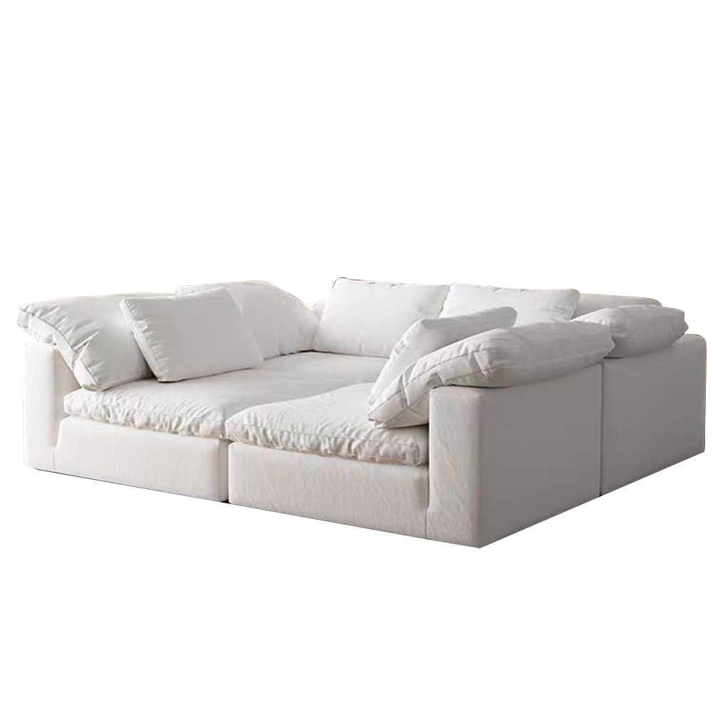 Modern and Minimalist High Grade Living Room Sofa Set Furniture Living Room TV Set Furniture