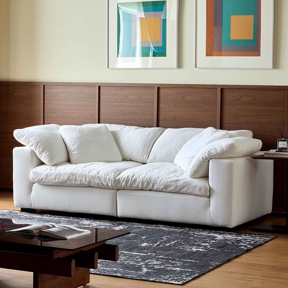 Modern and Minimalist High Grade Living Room Sofa Set Furniture Living Room TV Set Furniture