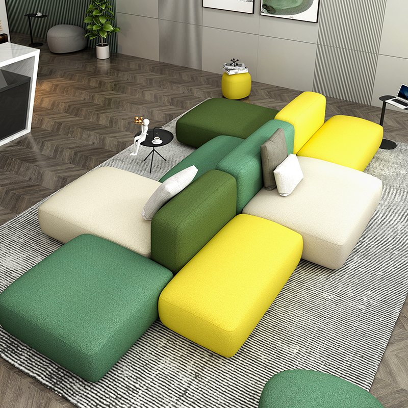 L Shape Sectional living Room Sofa With Modular Combination Modular Sofas Long Couch