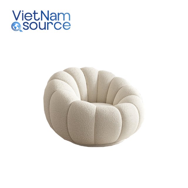 Stylish Living Room Sofa Chairs. Modern Fabric Upholstered Armchair. Cozy Single Sofa for Comfort.