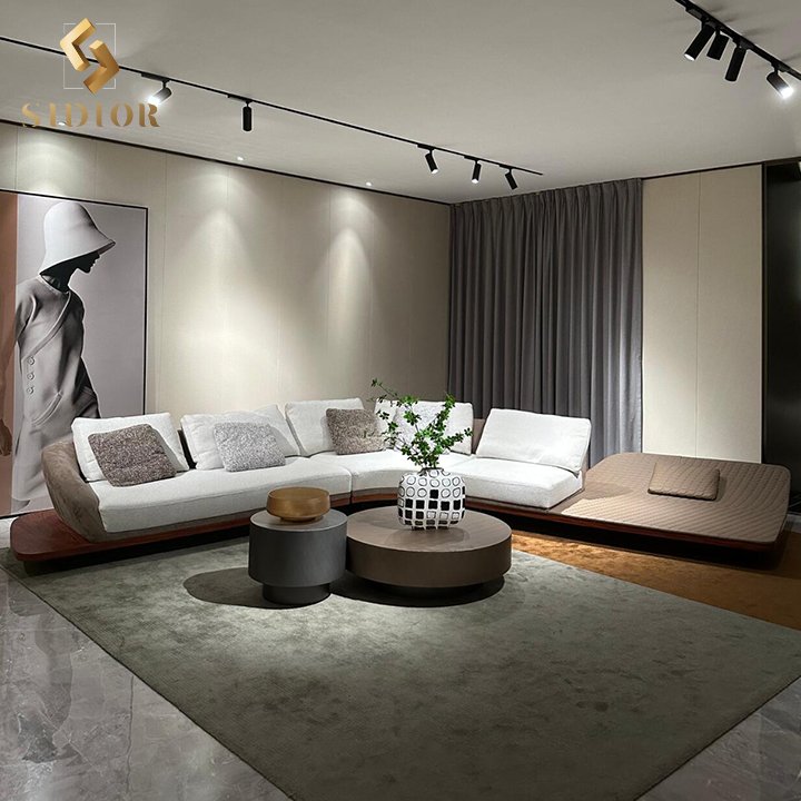italian modern leather velvet recliner corner couch living room sofas for home luxury