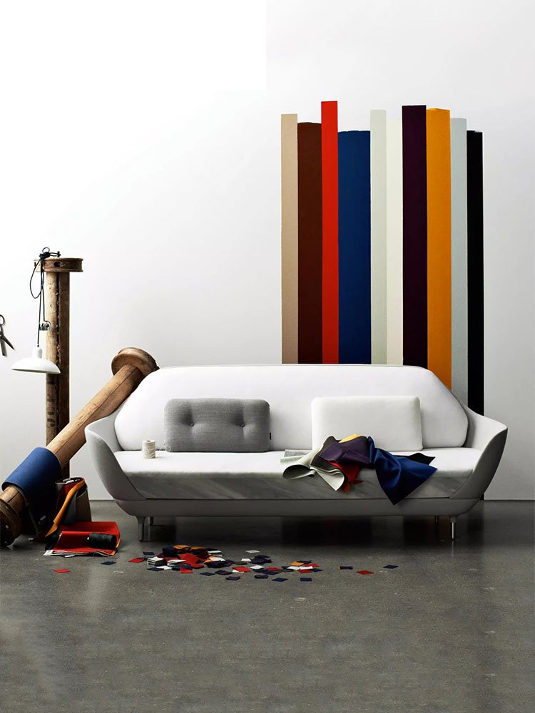 Designer Nordic modern fiberglass shell sofa living room sofa