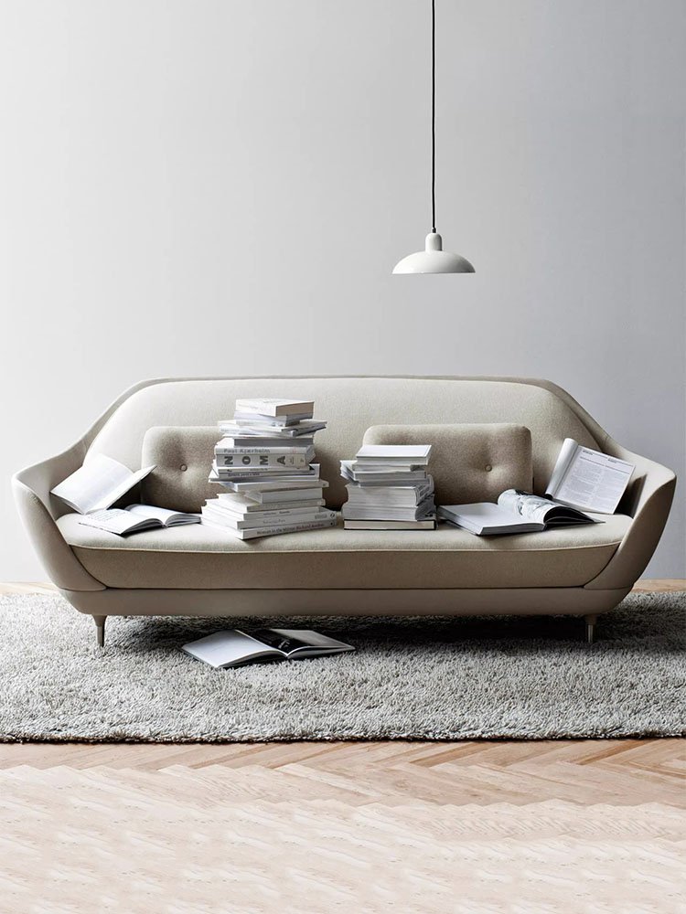 Designer Nordic modern fiberglass shell sofa living room sofa