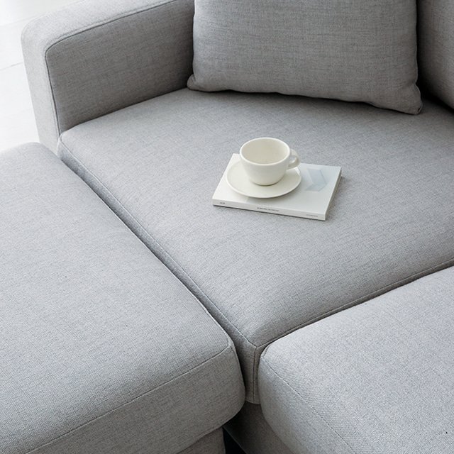 Market B Nersen Fabric Sofa 3 person 7953 Couch type