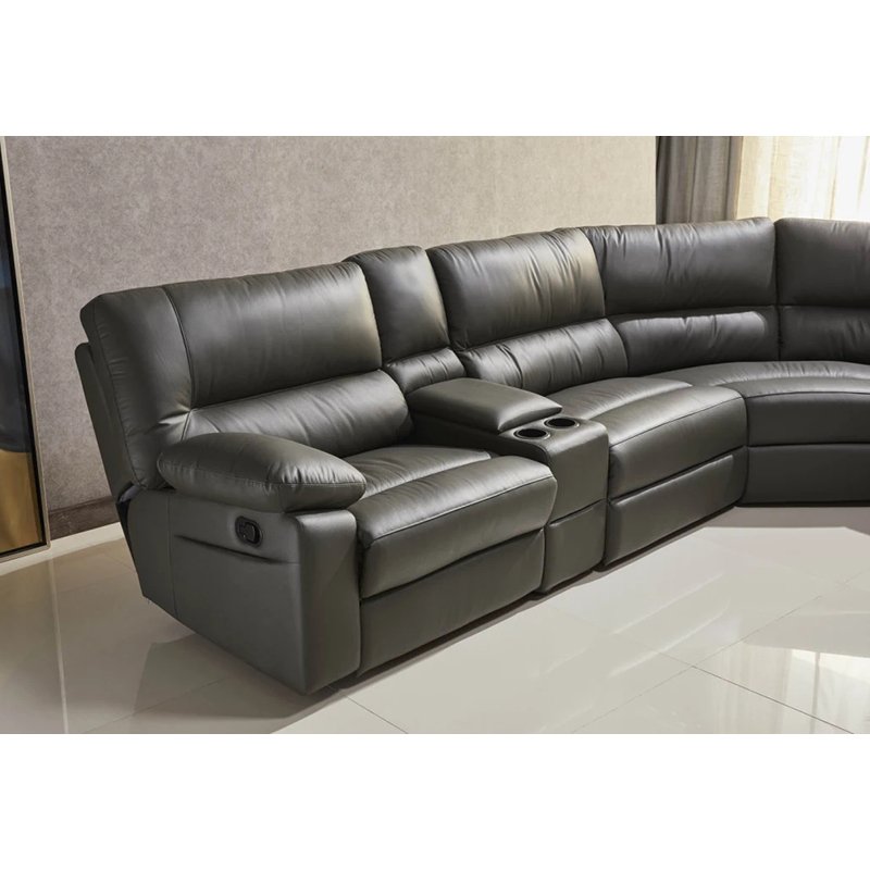 Wholesale Customized Luxury Furniture Italian Leather Sectional Couch Sofa Set