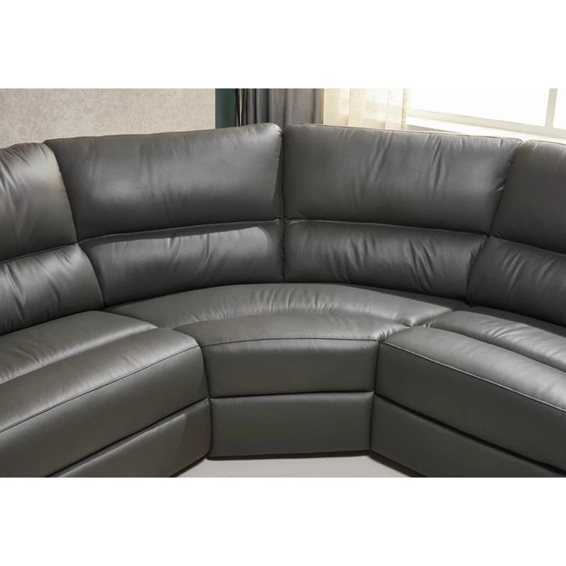 Wholesale Customized Luxury Furniture Italian Leather Sectional Couch Sofa Set