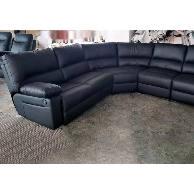 Wholesale Customized Luxury Furniture Italian Leather Sectional Couch Sofa Set