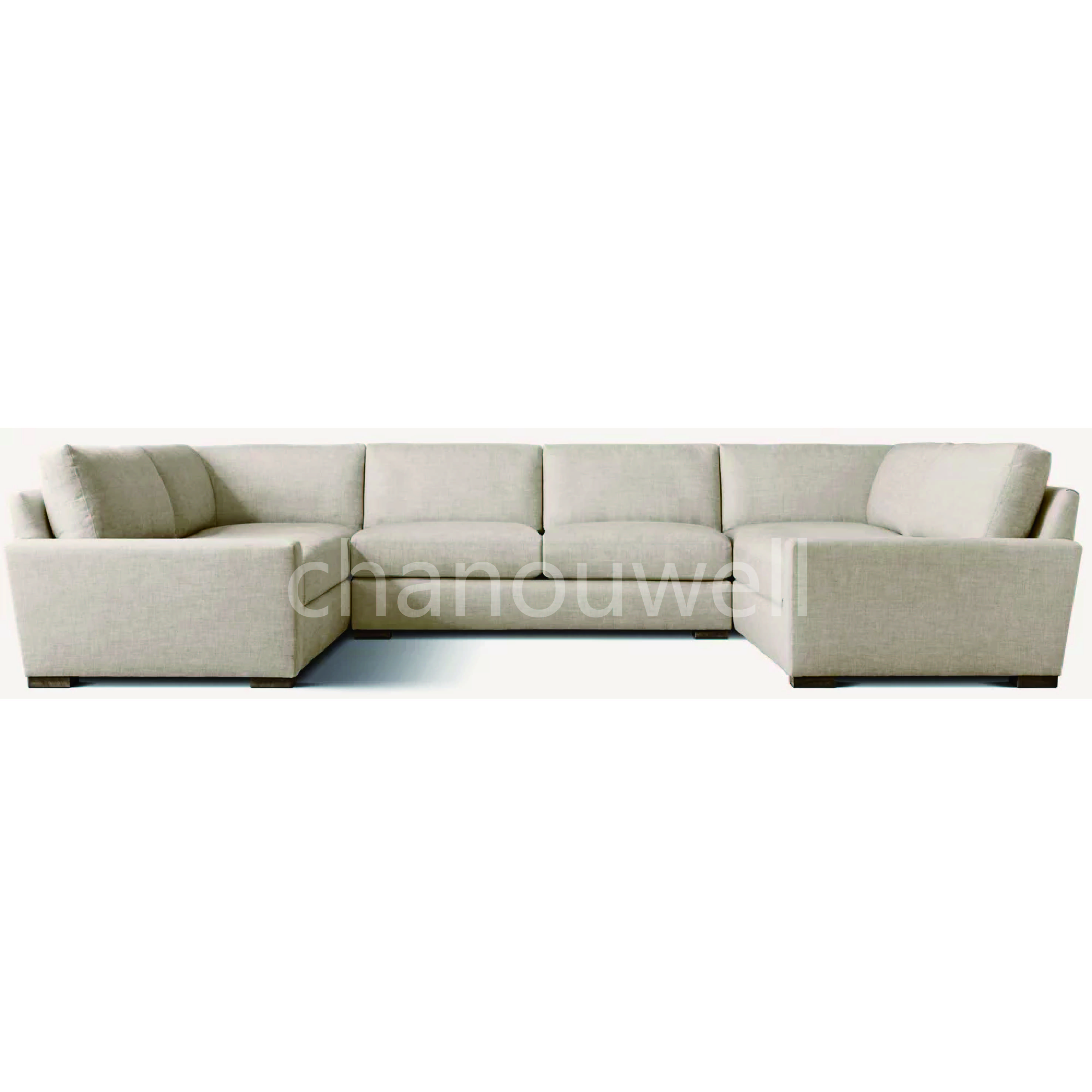 Popular Modular 4 Piece Sectional Sofa Set Free Combination Modular Fabric Sofa Sectional Living Room Sofas