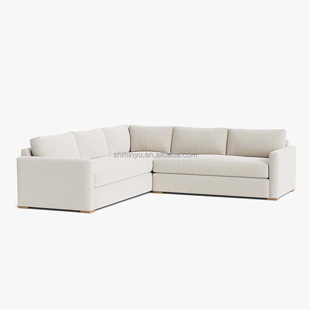 Luxury Modern Living Room Furniture Sectional Sofa New Design Wooden Frame velvet Fabric Modular Sofa