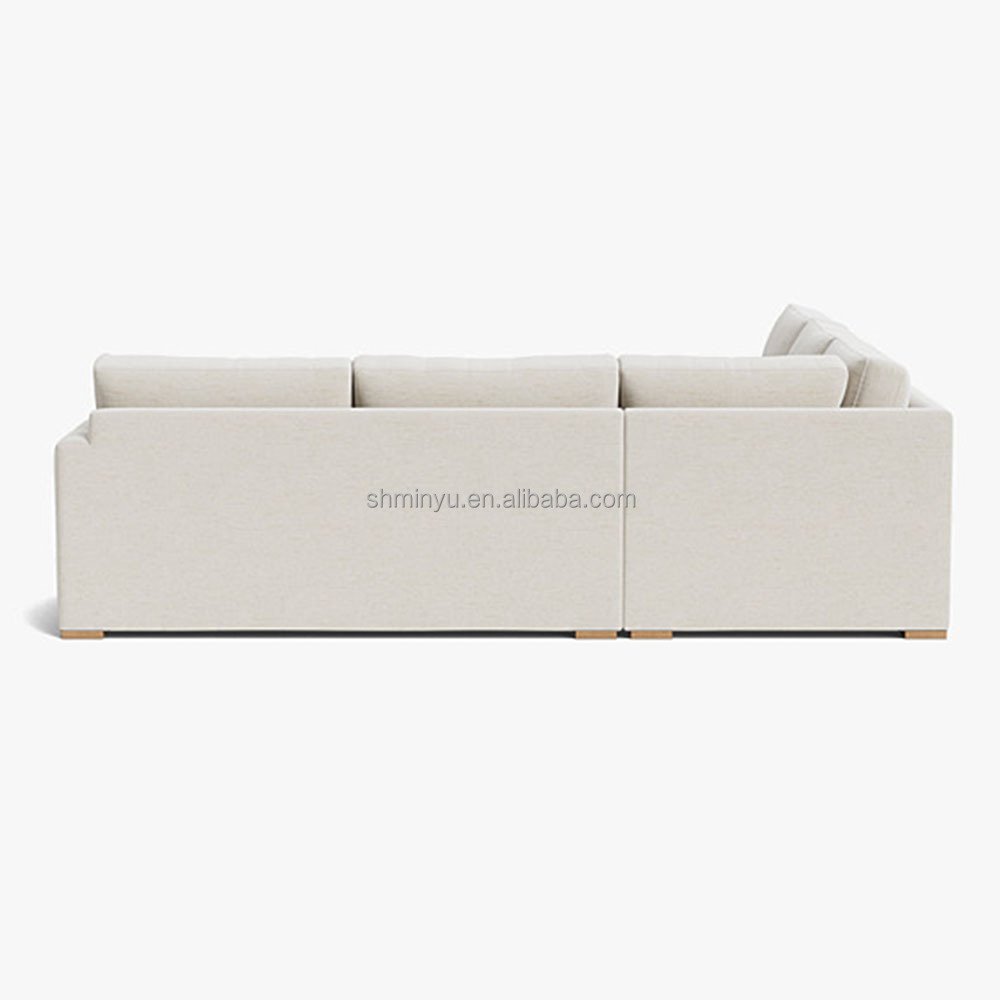 Luxury Modern Living Room Furniture Sectional Sofa New Design Wooden Frame velvet Fabric Modular Sofa