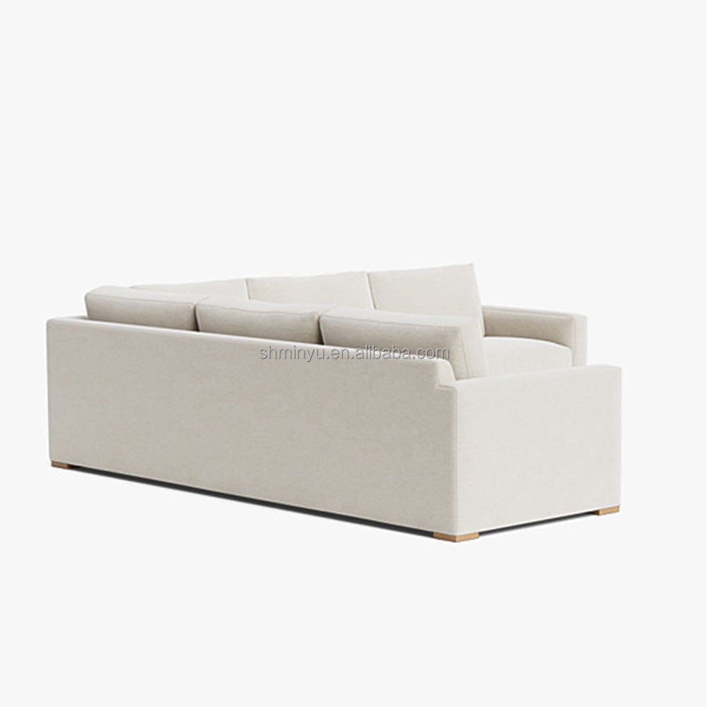 Luxury Modern Living Room Furniture Sectional Sofa New Design Wooden Frame velvet Fabric Modular Sofa