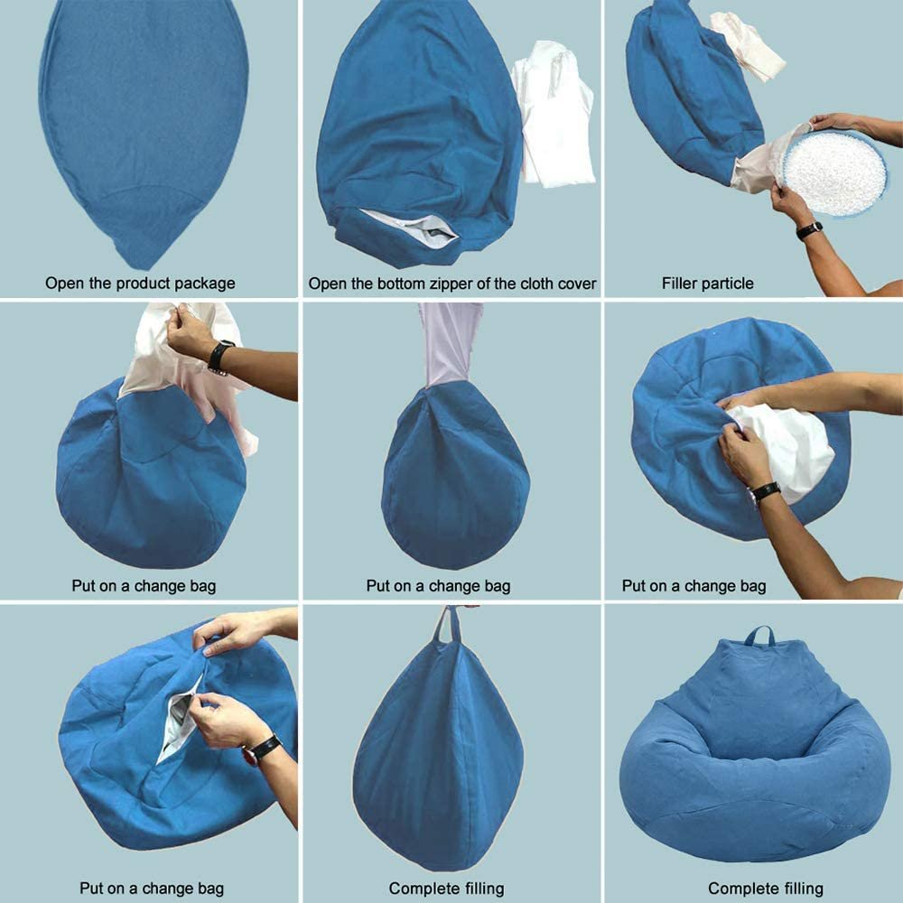 beanbag refill Multi-function Living Room Sofa Gaming Large Chair Bean Bag