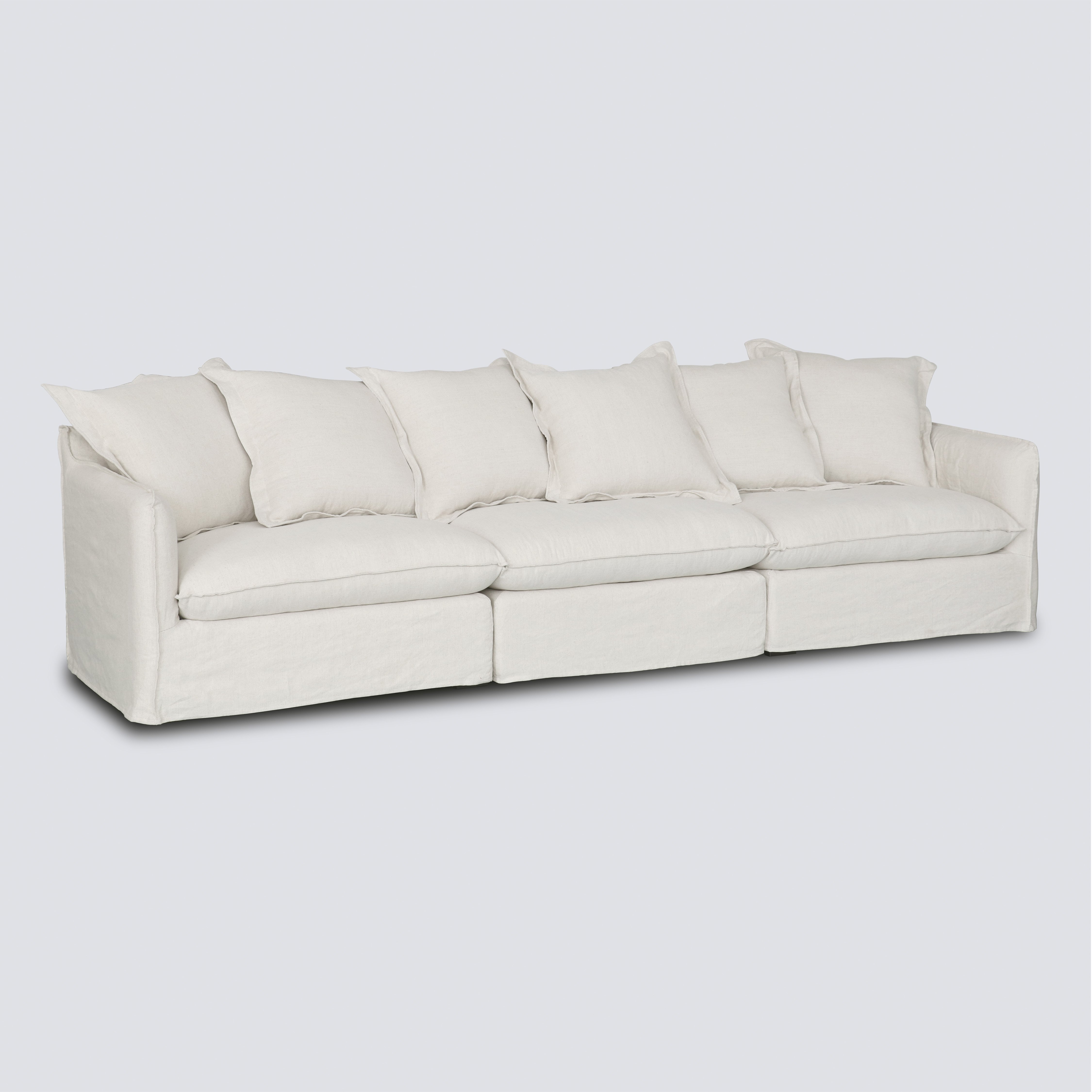 NS FURNITURE modern design living room sofa fabric modular sofa 3 seat couch removable cover sofa