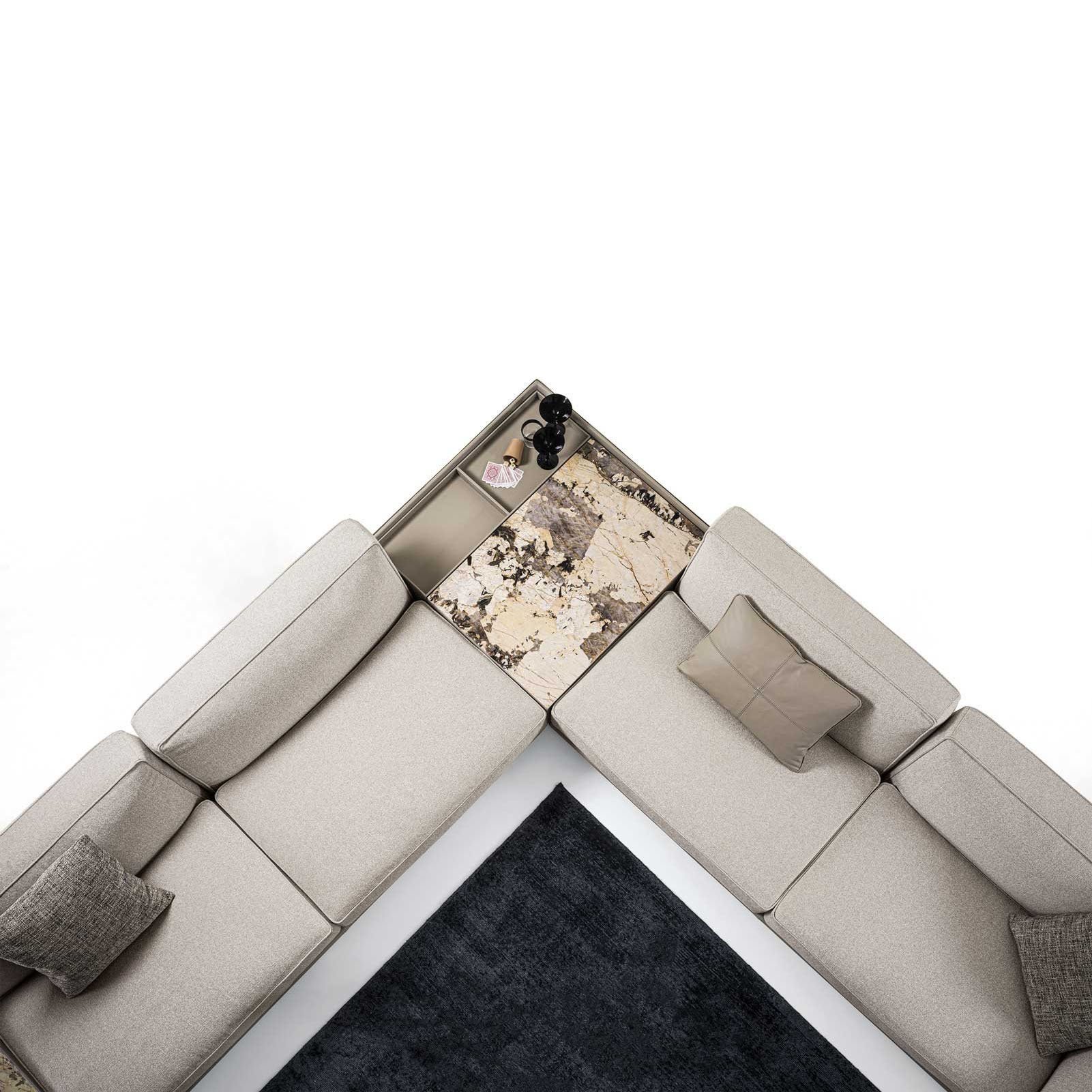 Modern minimalist genuine leather home Furniture 5 seater couch Luxury Living Room Sofas