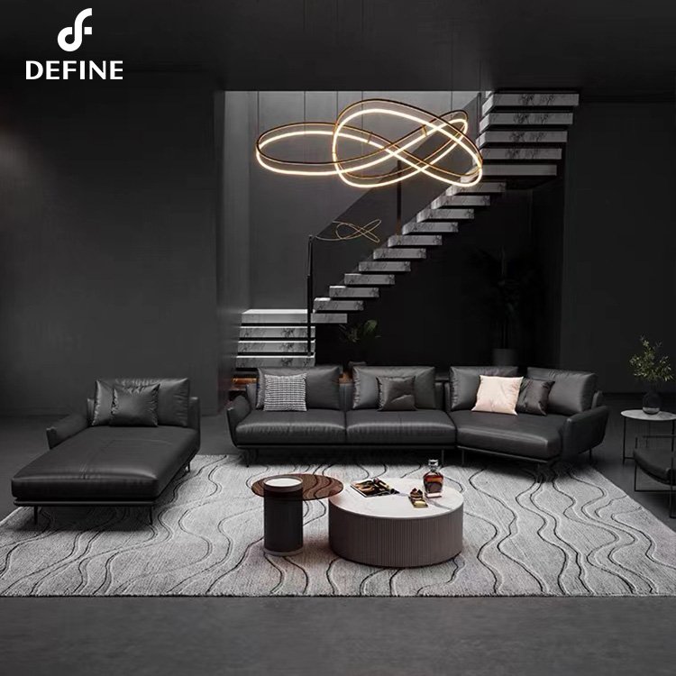 2022 new design simple modern sofa with arm 3 seaters living room sofa set furniture
