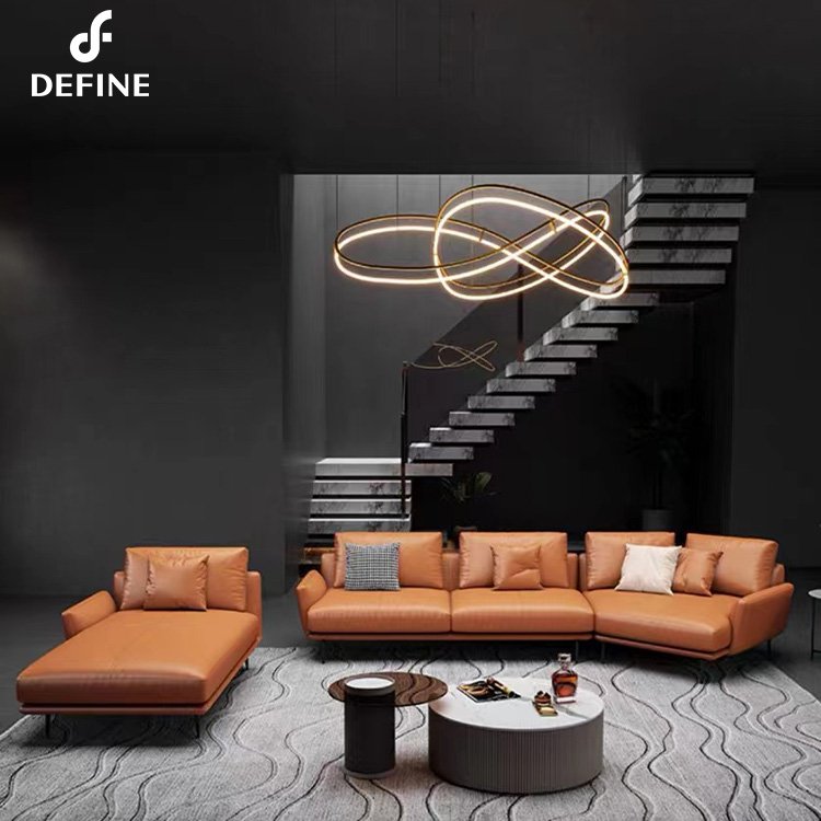 2022 new design simple modern sofa with arm 3 seaters living room sofa set furniture