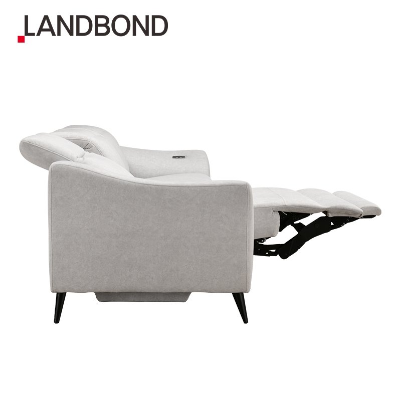 LANDBOND Home Sofa Set Furniture Luxury European style 3 Seater Fabric Electric power Recliner Living Room Sofa couch furniture