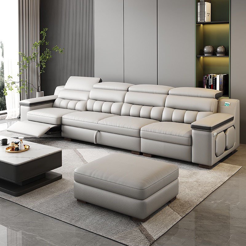 luxury fabric home furniture Customization l shaped sectional sofa set smart modern design couch living room sofas