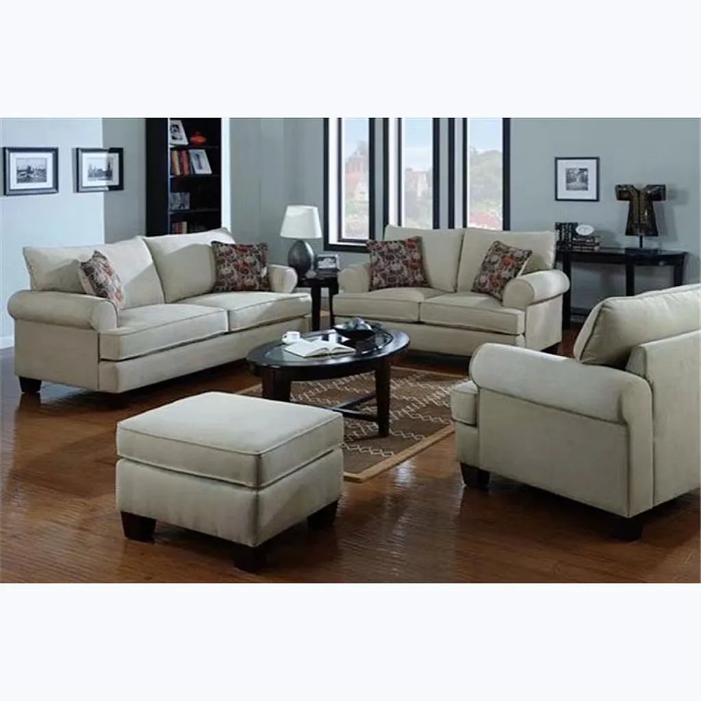 Luxury Classic Living Room Sofas High Quality Home Furniture Leather Sofas Set