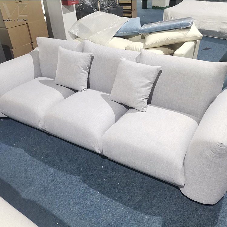 Home Luxury Italian Modern Design Furniture Canapet De Salon White Teddy Boucle Sofa Set Sectional Couch Living Room Sofa