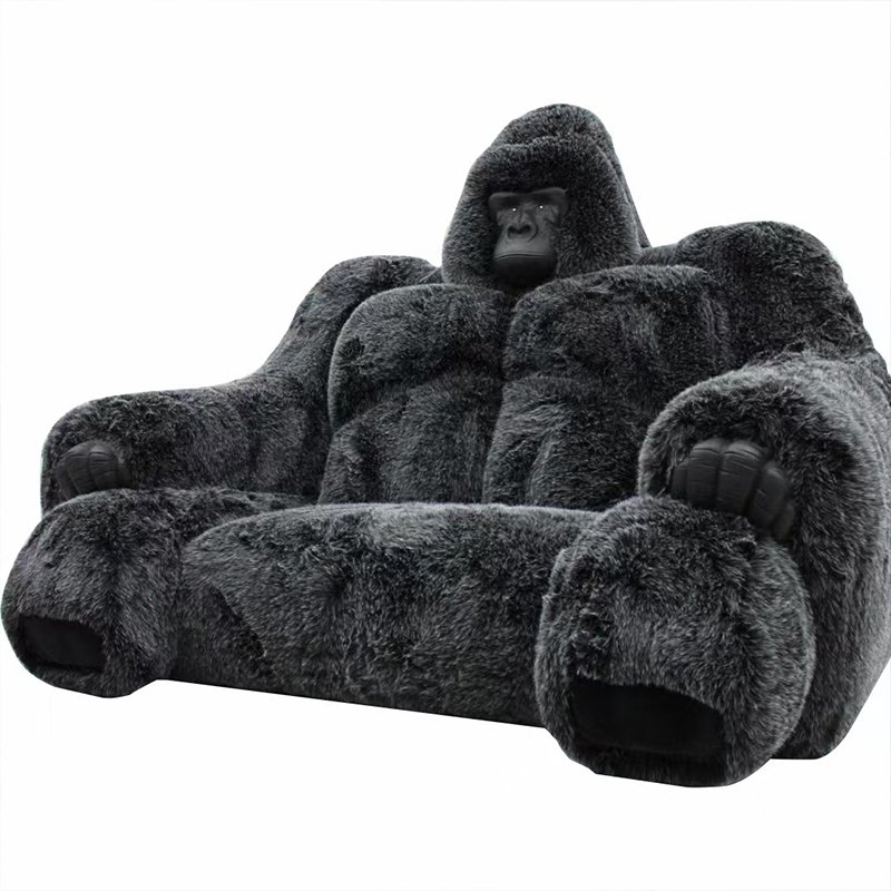 Internet celebrity gorilla sofa living room furniture king kong couch dimensional bedroom creative apartment leather sofa bed