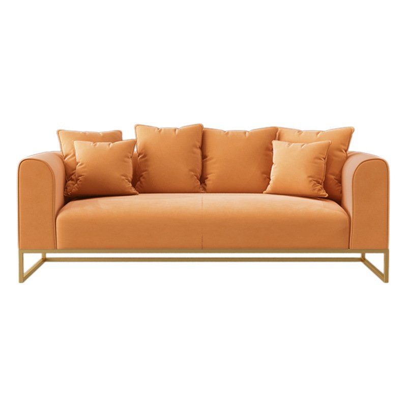 Northern European velvet Sofa modern living room high-grade Fabric Tea Table Sofa combination furniture