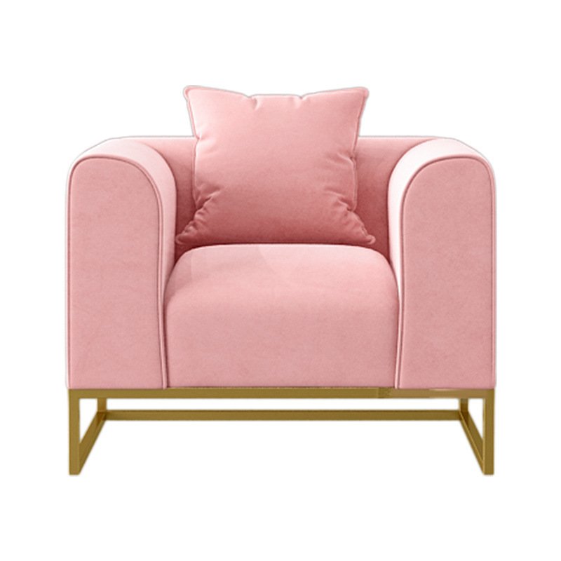 Northern European velvet Sofa modern living room high-grade Fabric Tea Table Sofa combination furniture