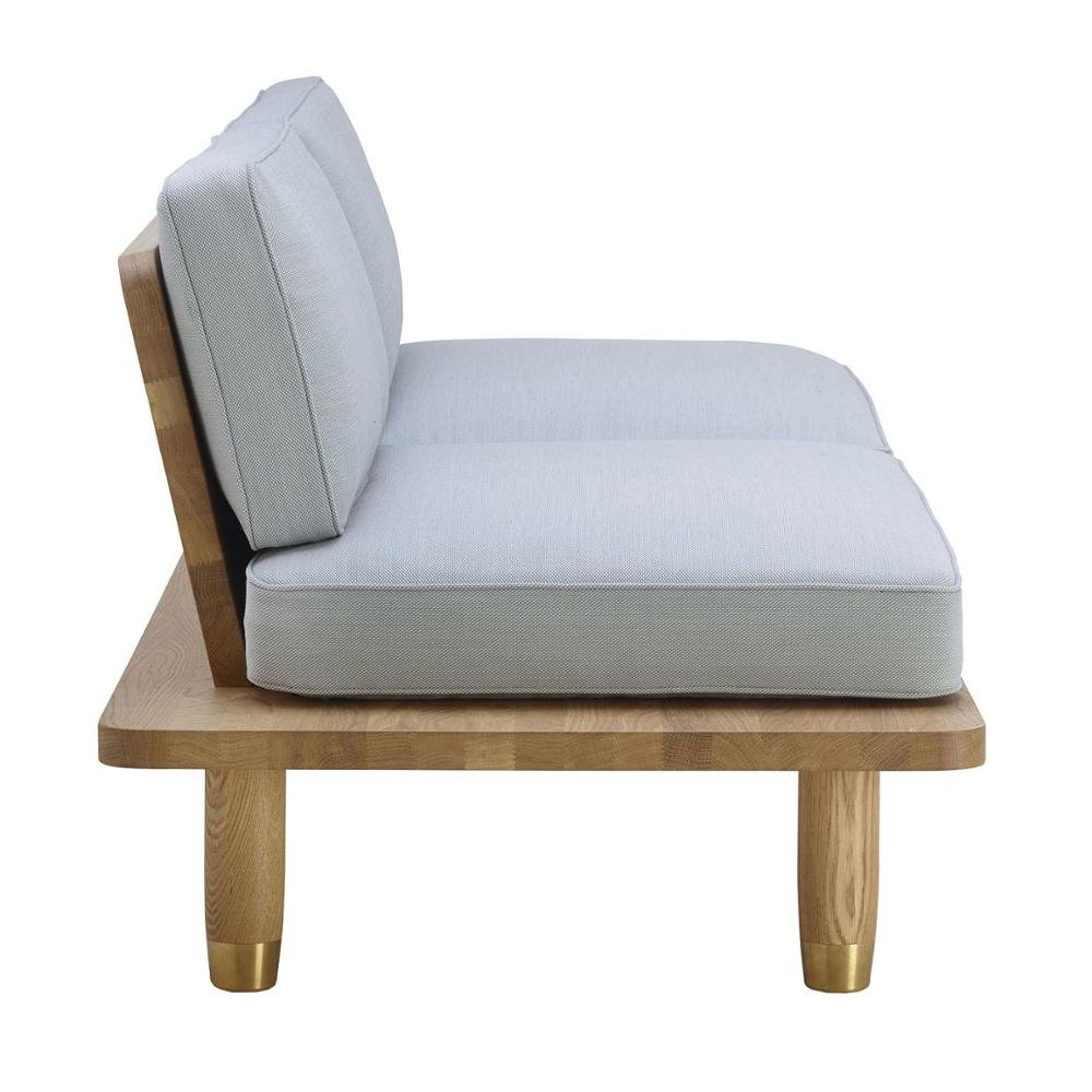 Vietnam luxury sofa attached coffee table European home wood living room furnitures