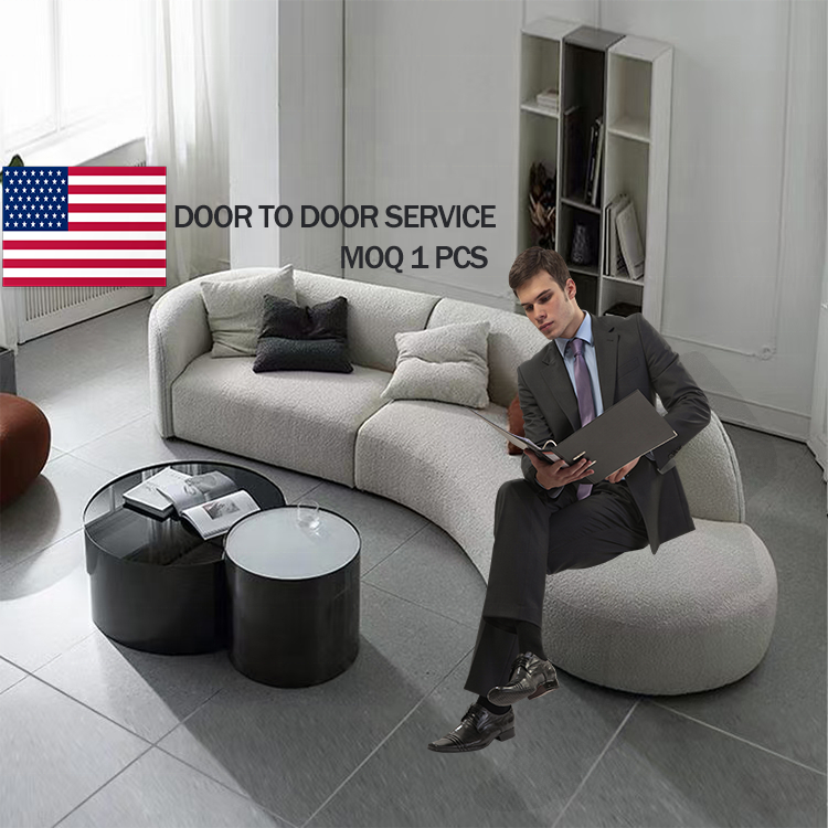 Sofa Set Furniture Italian Design Modern Shaped Sectional Modular Grey Velvet Sofa Assembly Sof Anordic Style Living Room Sofa