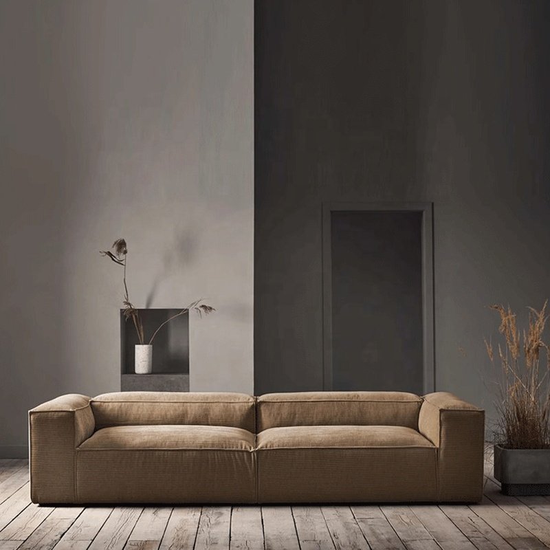 Modern vacuum packed compressed corduroy best selling cheap sofas living room sofas luxury high quality sofa