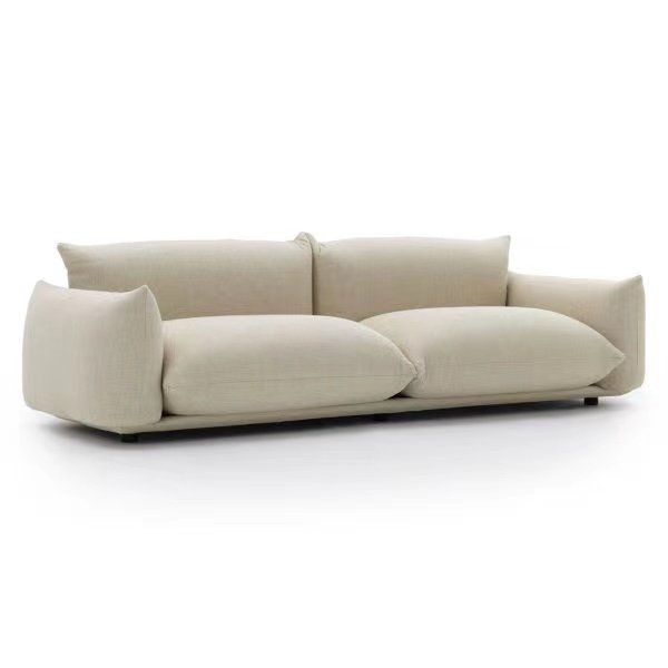 Modern Luxury Velvet Sofa Villa Fabric Art Double Sofa Living Room Design Customizable Sofa Furniture