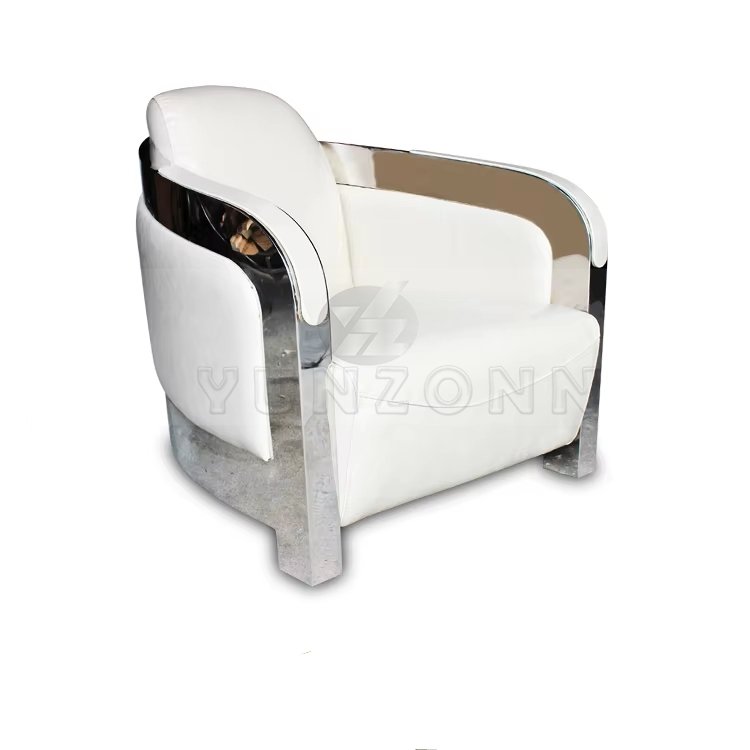 Classic Luxury Gray Velvet Sofa Set Genuine Leather Stainless Steel Legs Living Dining Hotel Hall Villa Apartment Corner