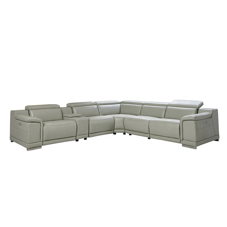 Modern sectional modular electric recliner leather set i shaped sofa set modern sofa bed modern furniture seat living room sofas