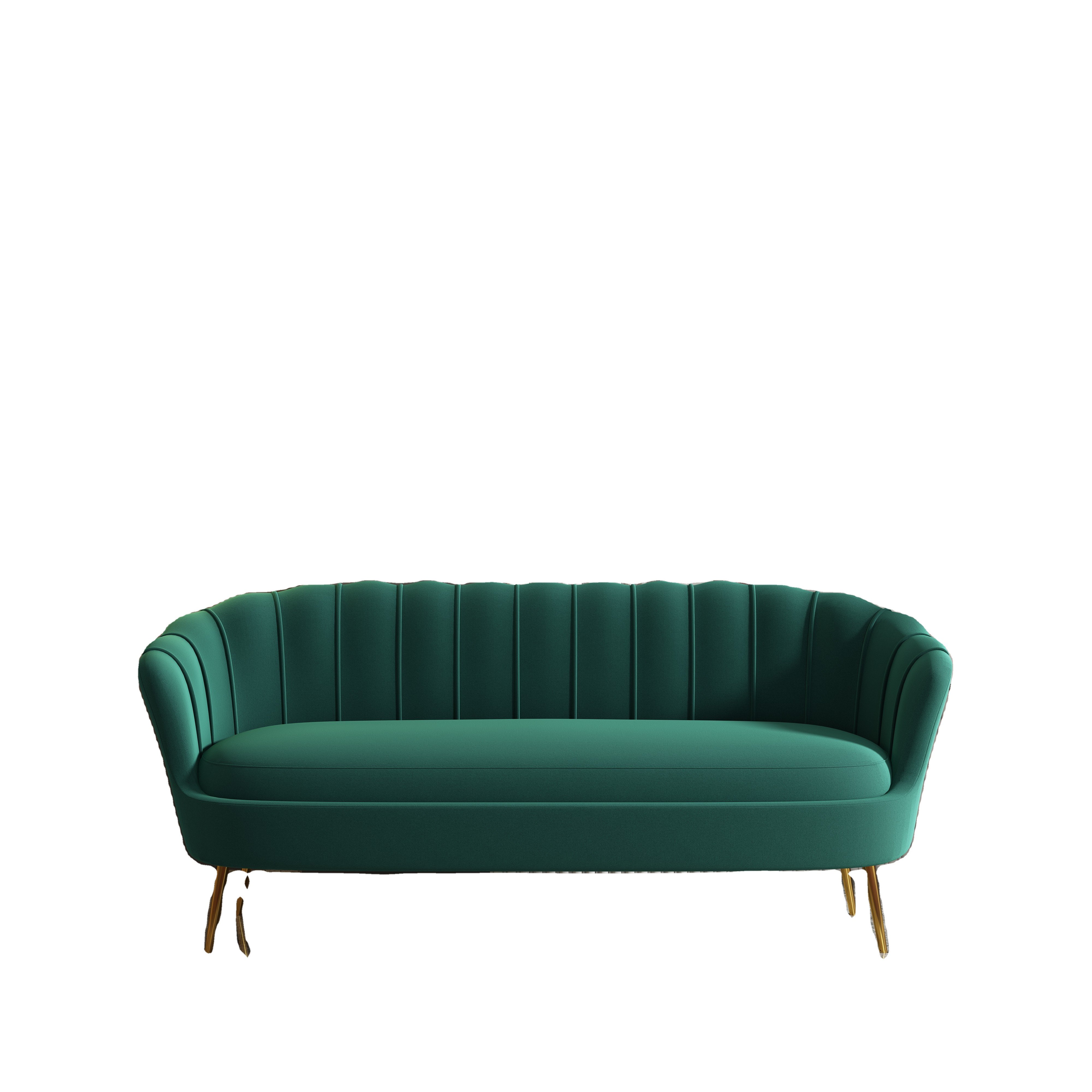 WUYE Luxury Home Furniture Three Seater Sofa Tufted Fabric China Modern Affordable Couch Living Room Sofas