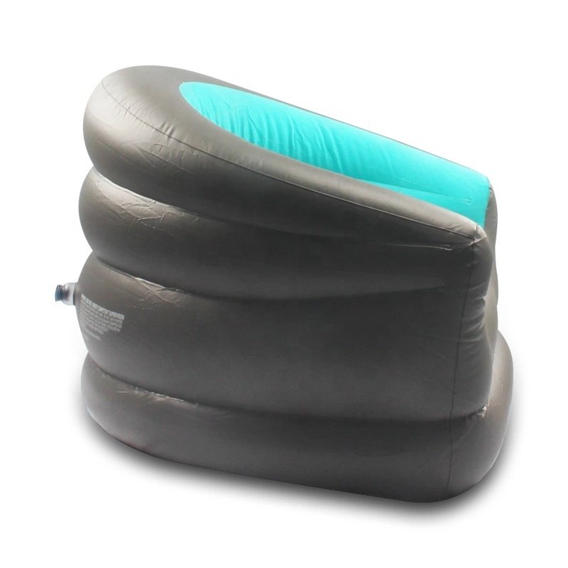 New Comfortable Indoor Living Room Inflatable Lounger Flocked Air Sofa Chair