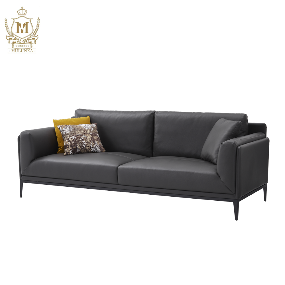 Luxury Modern 1-Set 4-Seater Reclining Sofa Genuine Leather Free Modular Corner for Living Room for Hotels & Apartments
