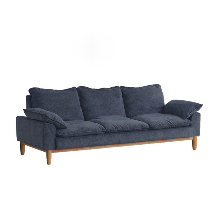 Velvet cheapest 3 seater emerald green 1 set modern household fabric set furniture apartment couch living room sofas