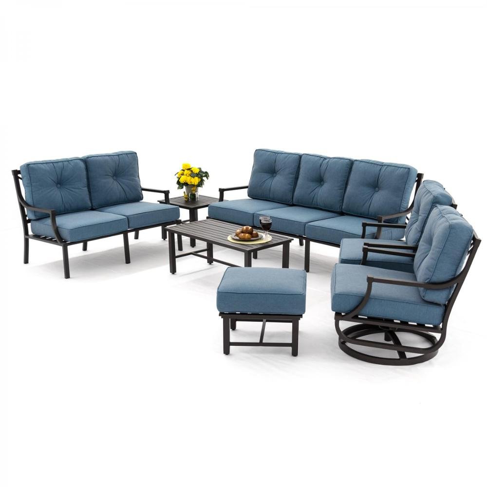 Audubon Pattern Living Room Sofa Metal Sofa with High Quality Outdoor Sofa