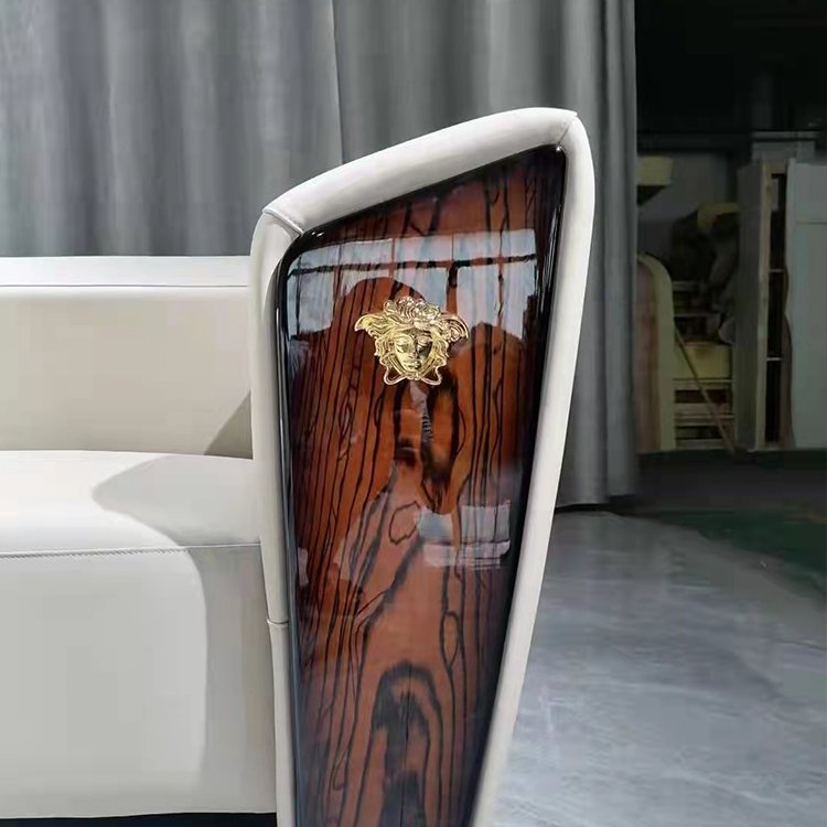 Wild Italian modern art Nubuck Leather sofa set furniture living room luxury sofa design 3 seater