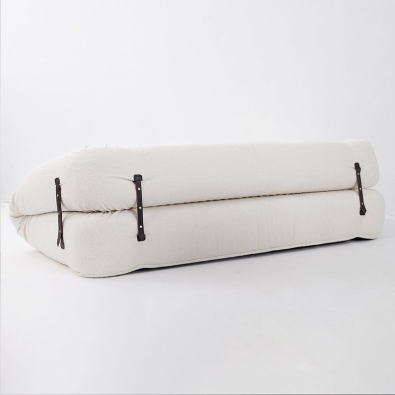 French-style Modular Combination Small Apartment Living Room Corner Seat 3-proof Lambswool Compressed Fabric Sofa Home Furniture