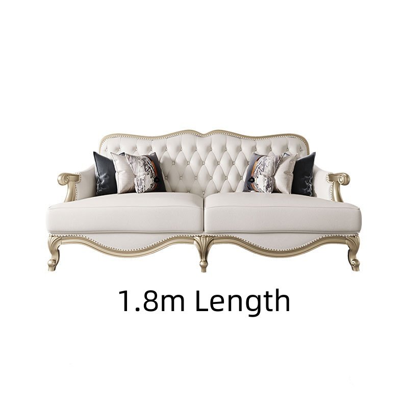 Luxury modern royal floral classical sofa furniture living room french 3 seater sofa
