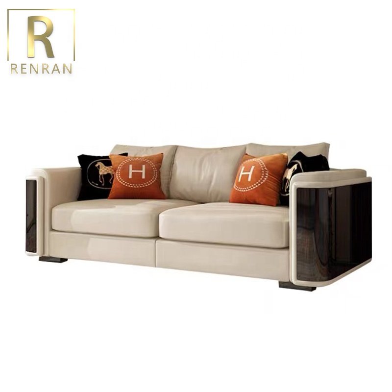 hot sale italian luxury classic italian style furniture living room sofas sofa set dubai leather sofa furniture