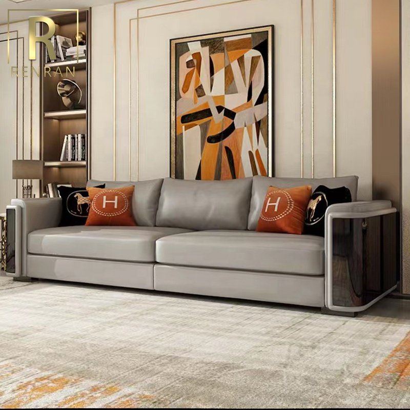 hot sale italian luxury classic italian style furniture living room sofas sofa set dubai leather sofa furniture