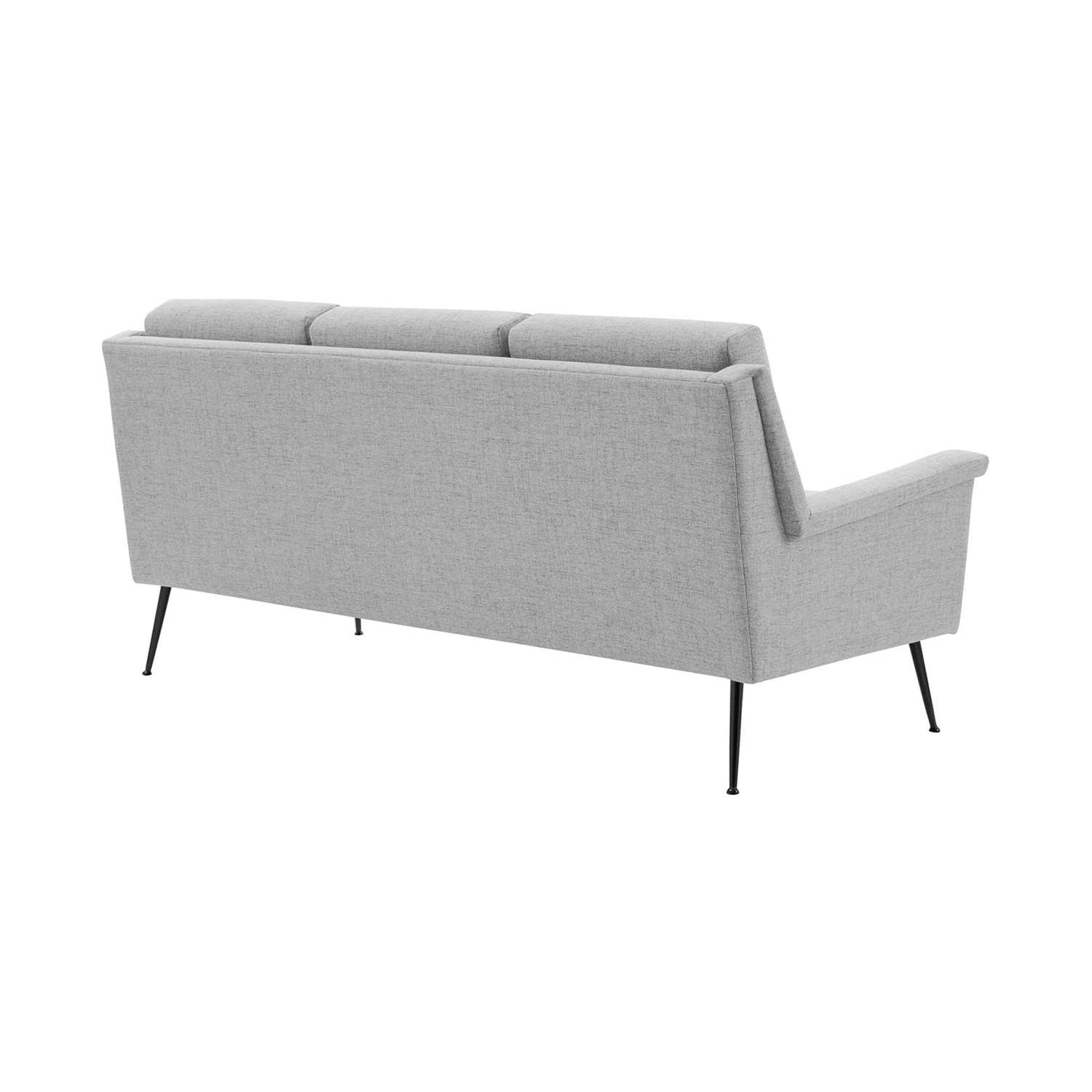 Latest Guangdong furniture executive living room sofas 3 seater grey sofa set design photo