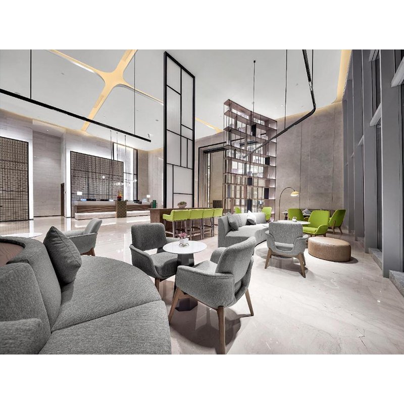 china factory customized hotel furniture public area chair couch living room sofa